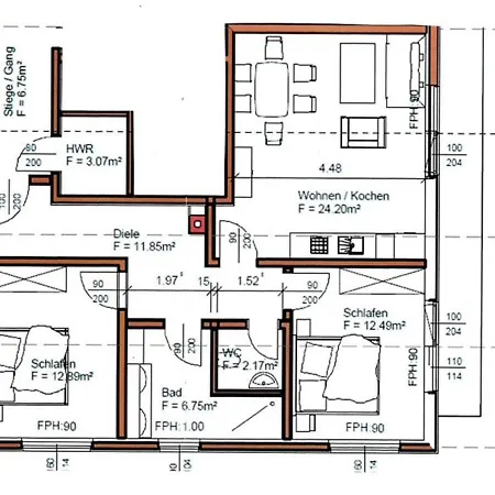 דירה Erbhof Fritzing